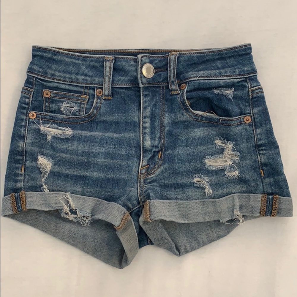 American Eagle Outfitters High Rise Jean Shorts